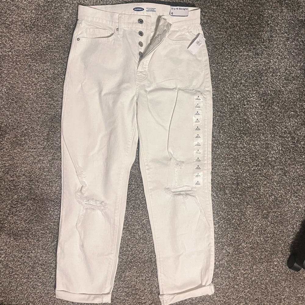 Old Navy Sky-Hi Straight Women’s Jeans Size 6